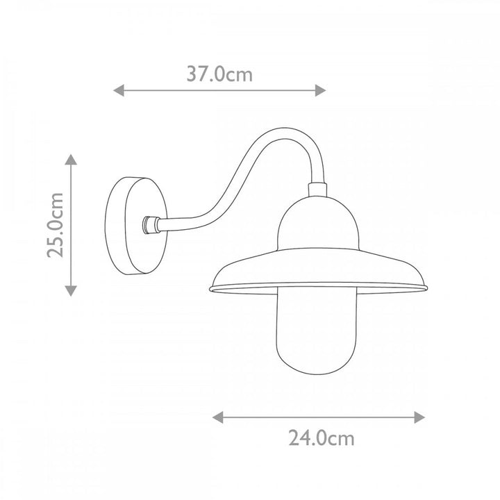 Elstead SOMERTON BR Somerton Wall Lamp Aged Brass