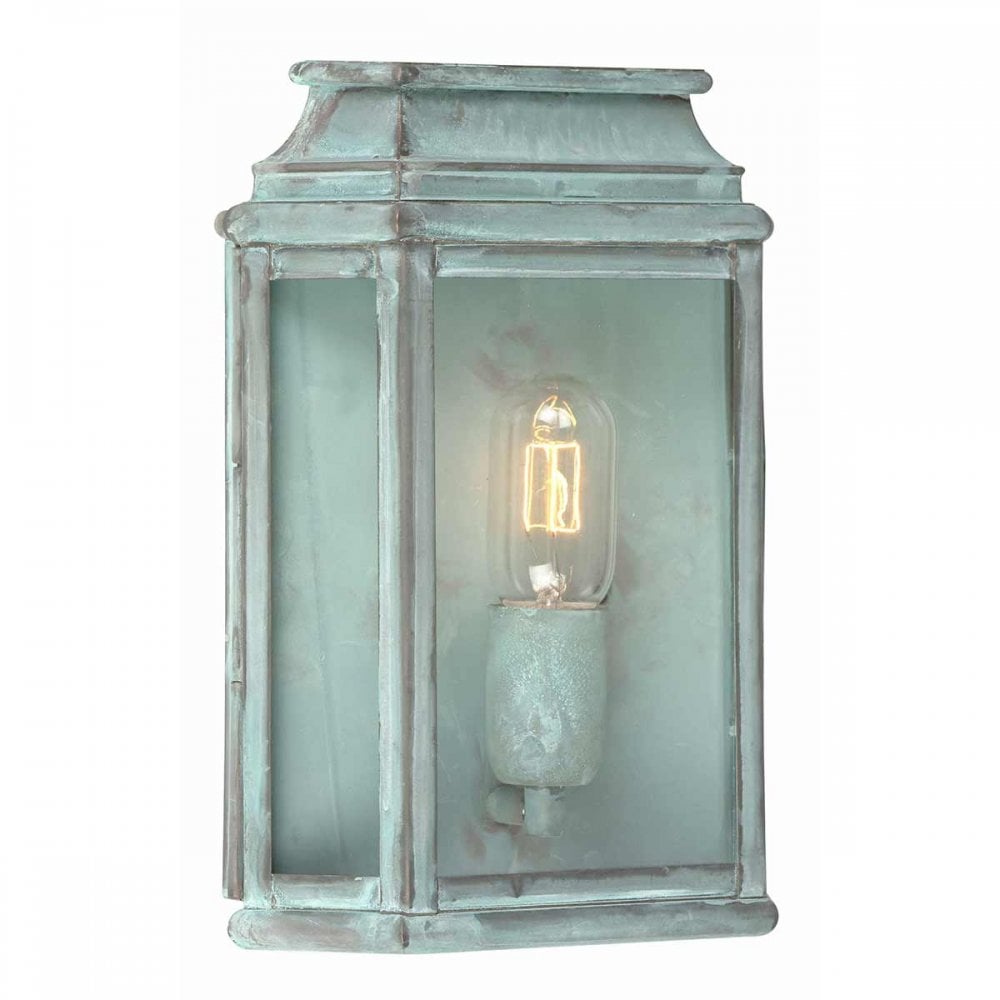 Elstead ST MARTINS V St Martins Hand Made Flush Wall Lantern Verdigris