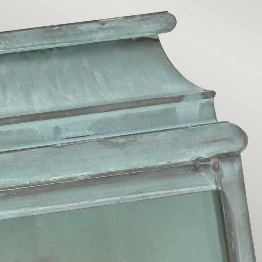 Elstead ST MARTINS V St Martins Hand Made Flush Wall Lantern Verdigris