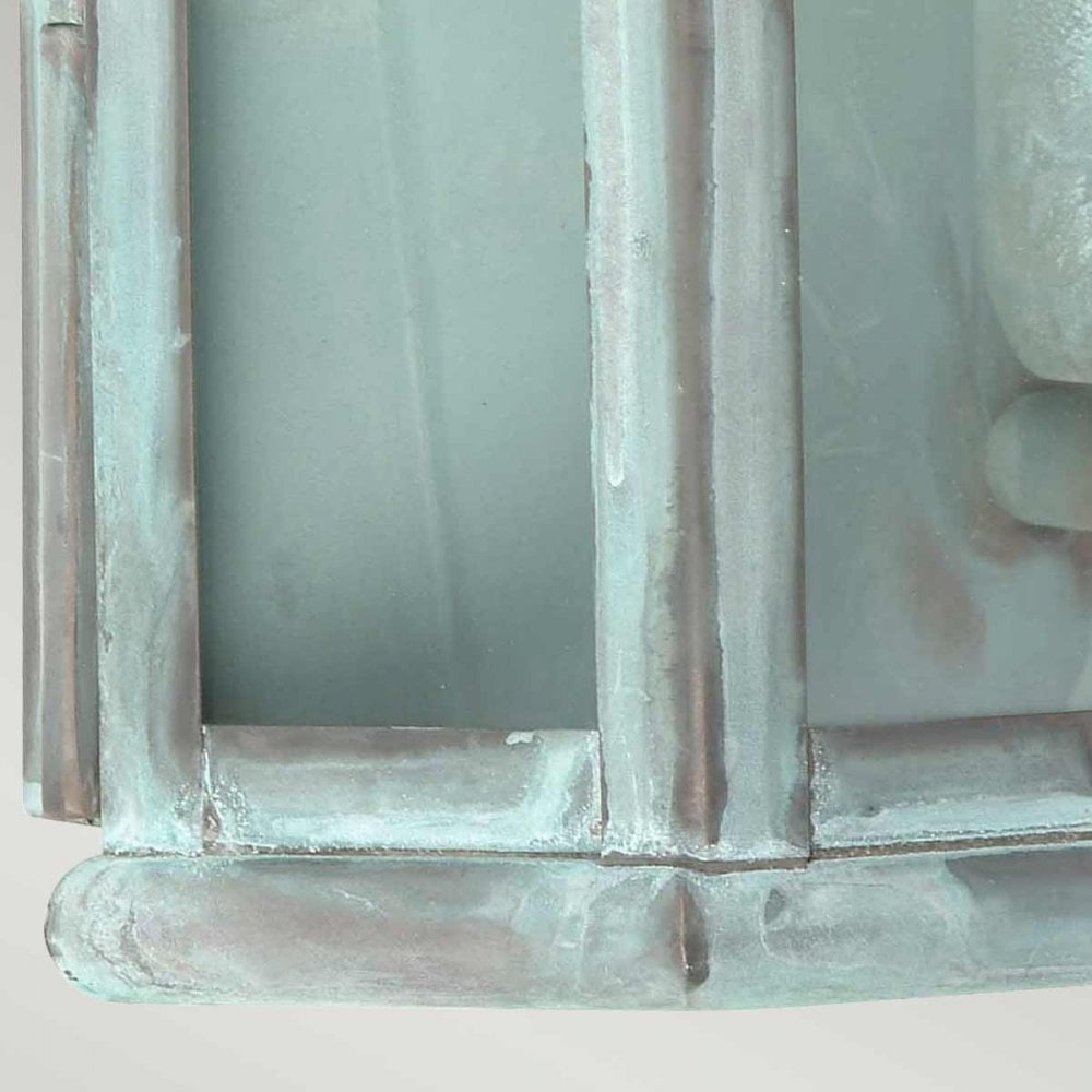 Elstead ST MARTINS V St Martins Hand Made Flush Wall Lantern Verdigris