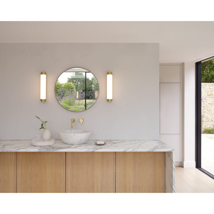 Astro 1477003 Burlington Bathroom 1 Light LED Wall Light Matt Gold
