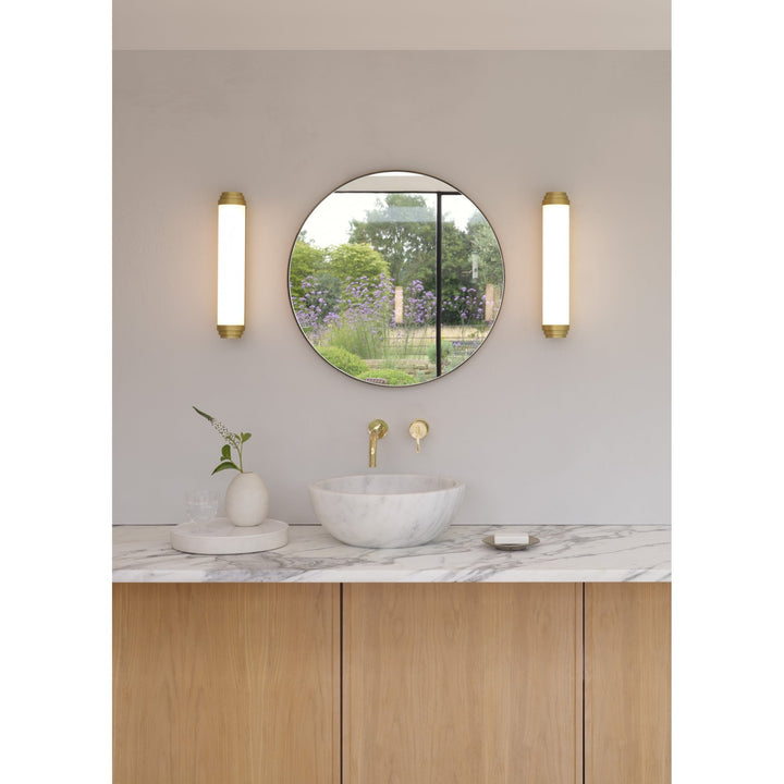 Astro 1477003 Burlington Bathroom 1 Light LED Wall Light Matt Gold