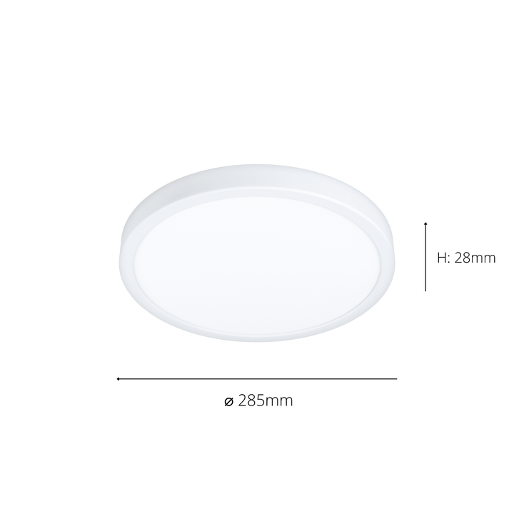 Eglo 99265 Fueva 5 1-Light LED White Circular Ceiling Light