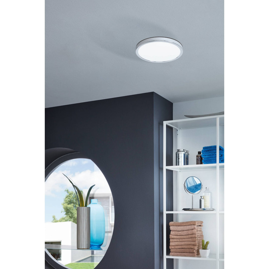 Eglo 99266 Fueva 5 1-Light LED Chrome Circular Ceiling Light