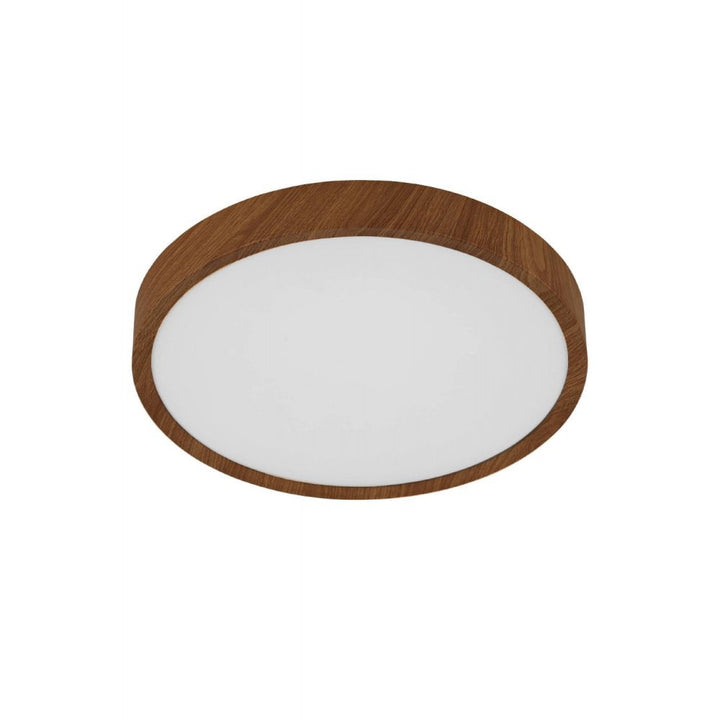 Eglo 98601 Musurita 1-Light Wood-Effect LED Circular Ceiling Light