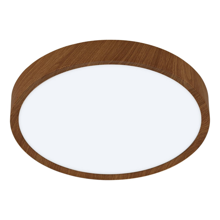 Eglo 98601 Musurita 1-Light Wood-Effect LED Circular Ceiling Light