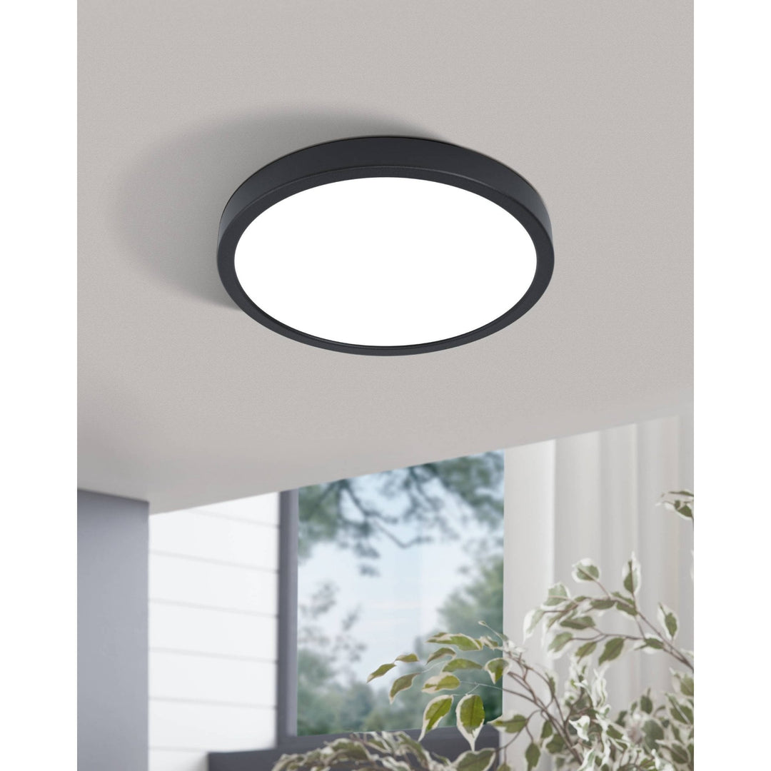 Eglo 99235 Fueva 5 LED Circular Black Surface-Mounted Light