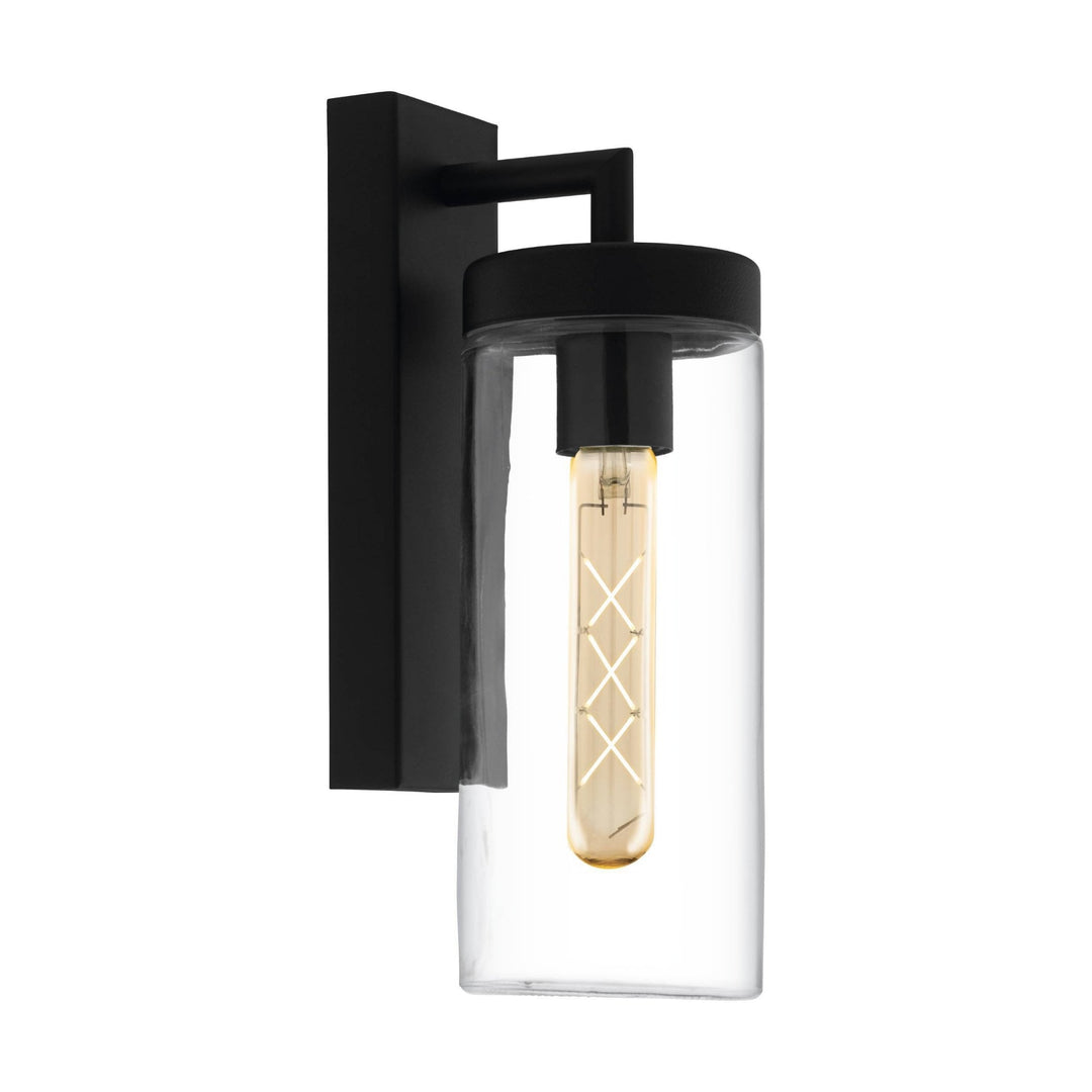 Eglo 97261 Bovolone 1-Light Modern Black Exterior Wall Lamp