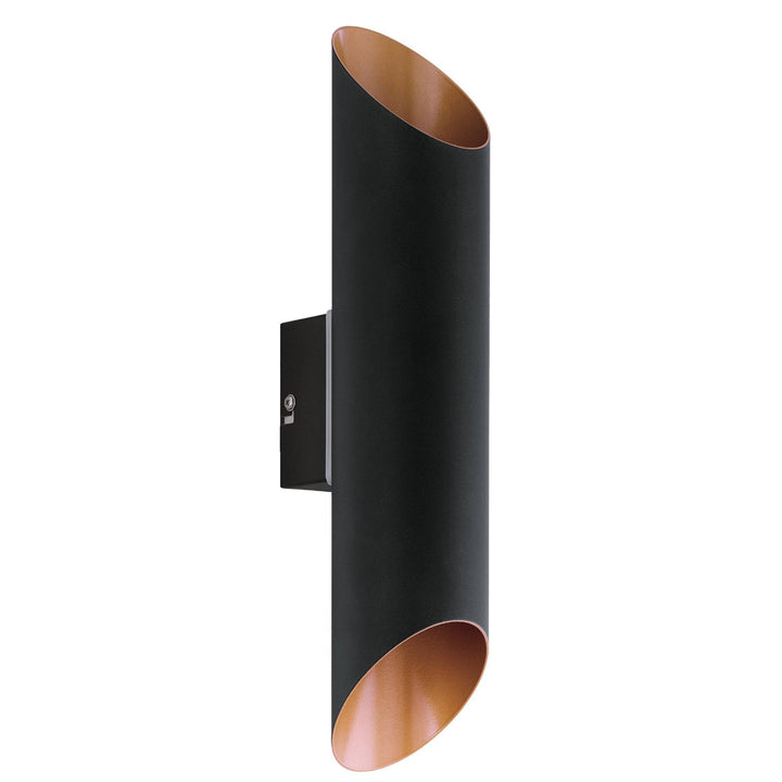 Eglo 94804 Agolada 2-Light Copper And Black Exterior Wall Light