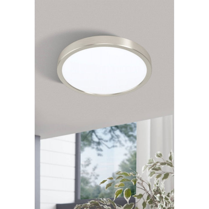 Eglo 99232 Fueva 5 LED Circular Matte Nickel Surface-Mounted Light