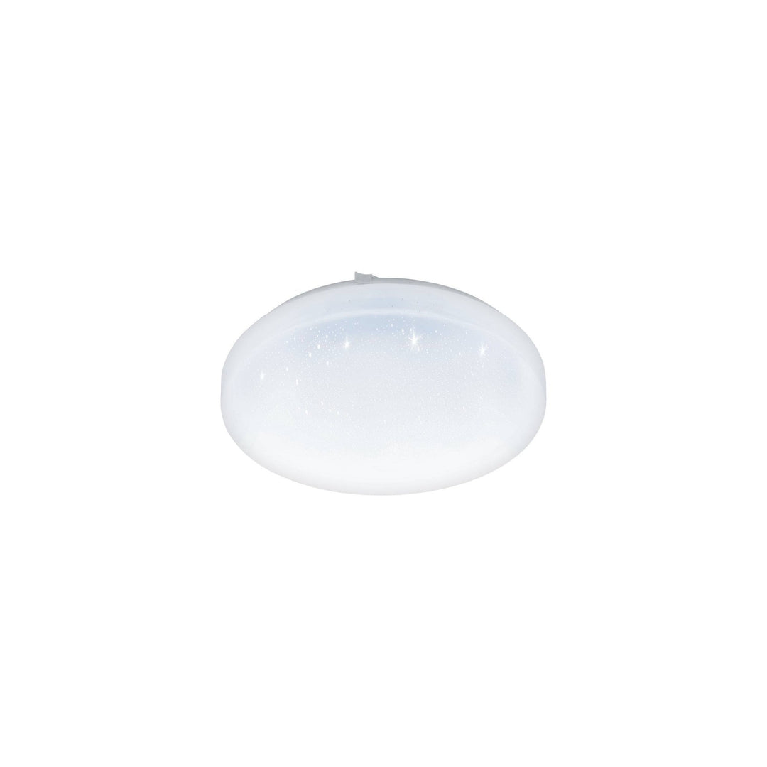 Eglo 97877 Frania-S Rounded White Crystal Effect Wall/Ceiling Light