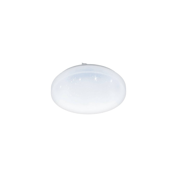 Eglo 97877 Frania-S Rounded White Crystal Effect Wall/Ceiling Light