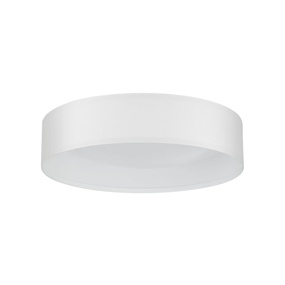 Eglo 31588 Pasteri 1-Light White Fabric LED Ceiling Light