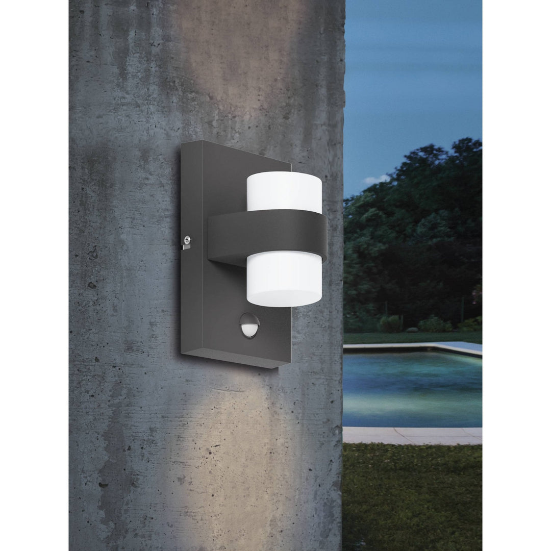 Eglo 96276 Atollari 2-Light Modern Exterior Wall Light With Sensor