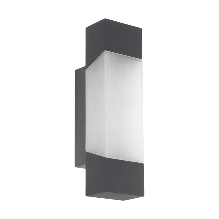 Eglo 97222 Gorzano LED Anthracite/Satin Glass Exterior Wall Light