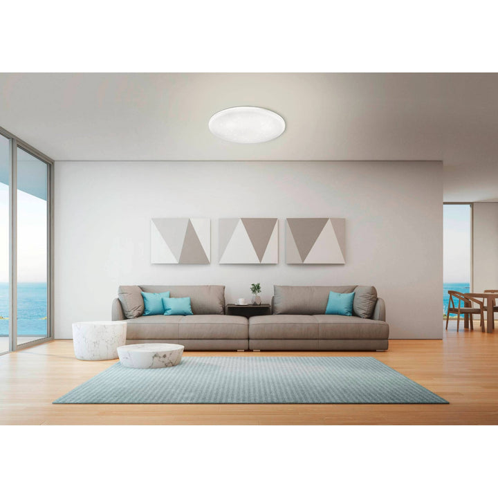 Eglo 97878 Frania-S LED Rounded Crystal effect Wall/Ceiling Light
