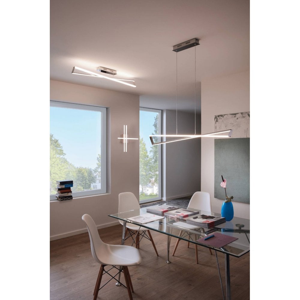 Eglo 95567 Lasana 1 LED Chrome Contemporary Ceiling/Wall Light