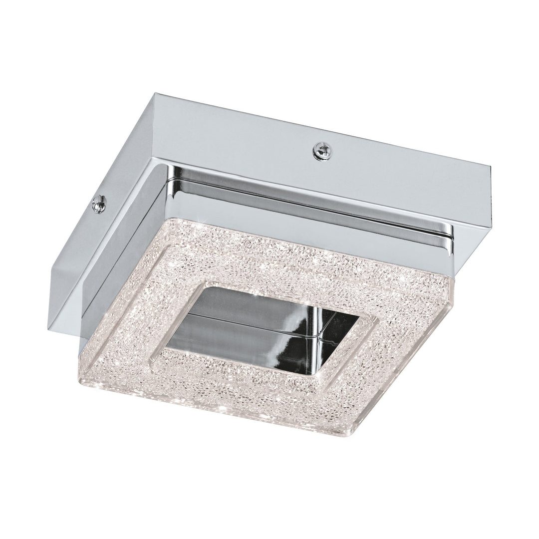 Eglo 95655 Fradelo LED Chrome/Crystal Wall & Ceiling Light