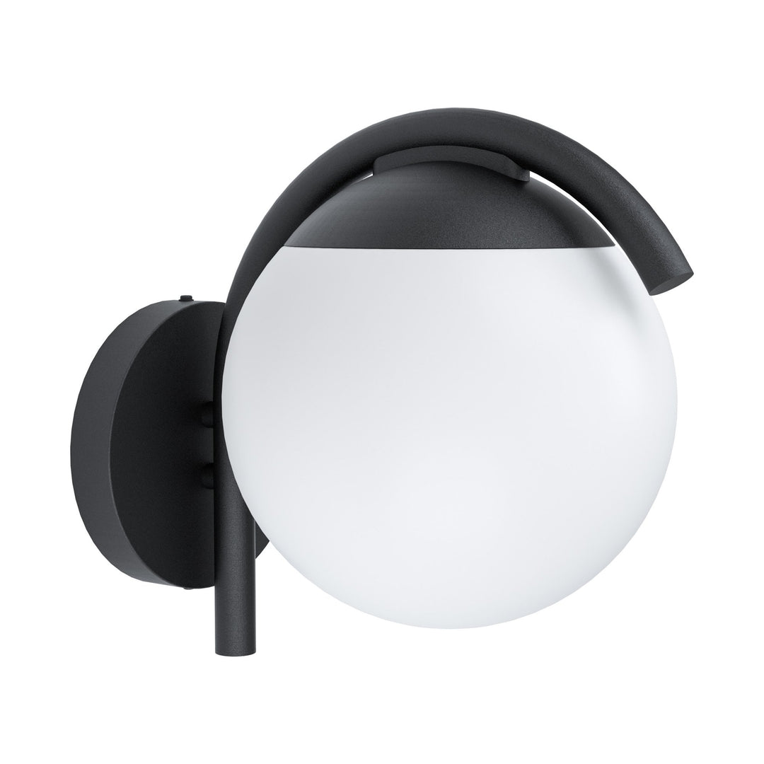Eglo 98731 Prata Vecchia Black & White Exterior Wall Light