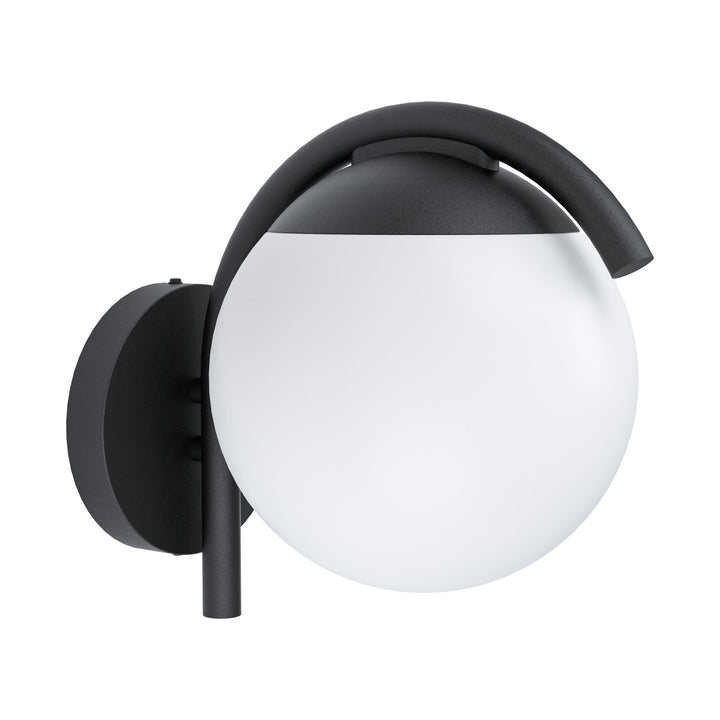 Eglo 98731 Prata Vecchia Black & White Exterior Wall Light