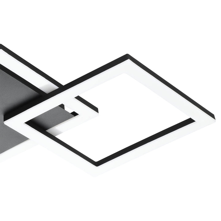 Eglo 900317 Paranday-Z Black Steel Smart Control, Colour Changing Ceiling Light