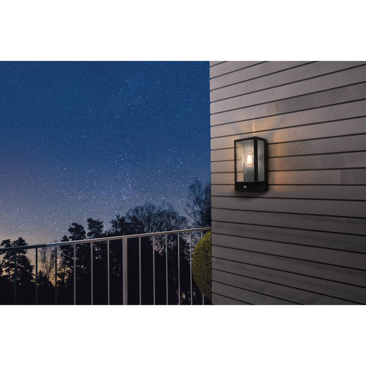 Eglo 99587 Alamonte Black Steel Outdoor Wall Light