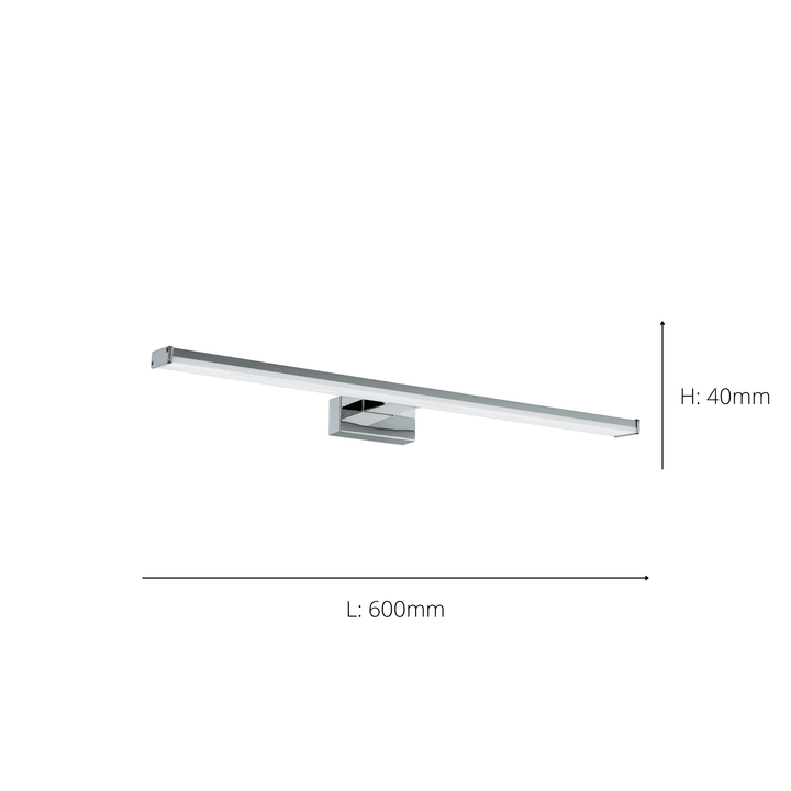 Eglo 96065 Pandella 1 LED Silver 600 Bathroom Light