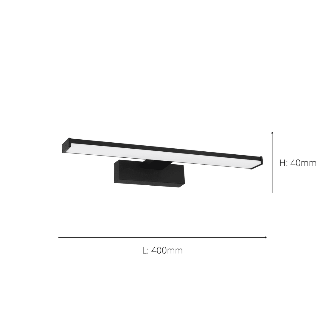 Eglo 98907 Pandella 1 LED Black 400 Bathroom Light