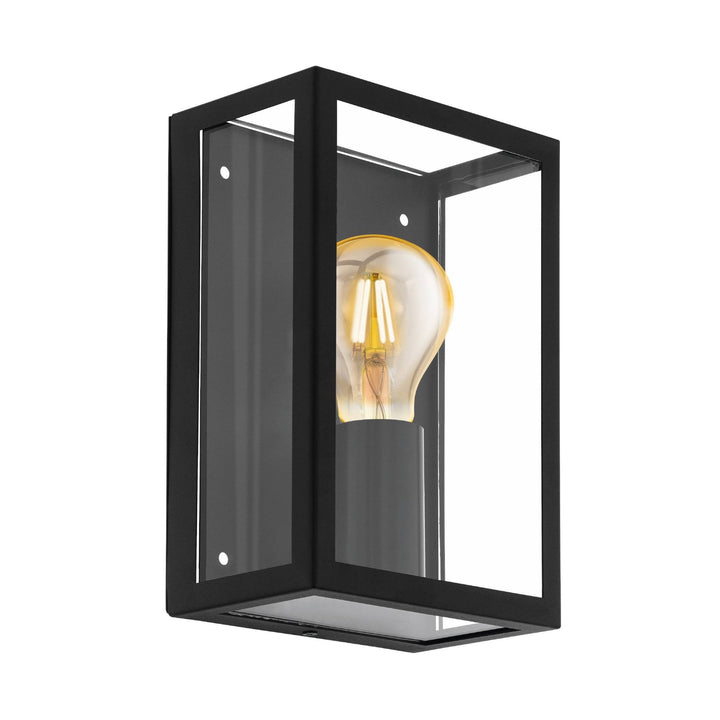 Eglo 94831 Alamonte 1 1-Light Caged Industrial Exterior Wall Light