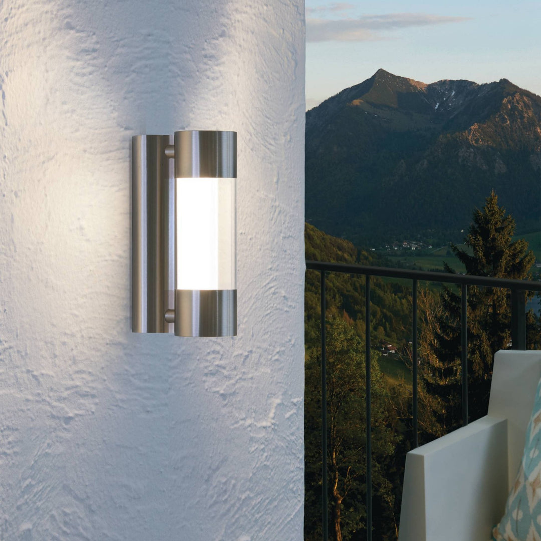 Eglo 96013 Robledo Cylindrical Steel/Plastic LED Outdoor Wall Light