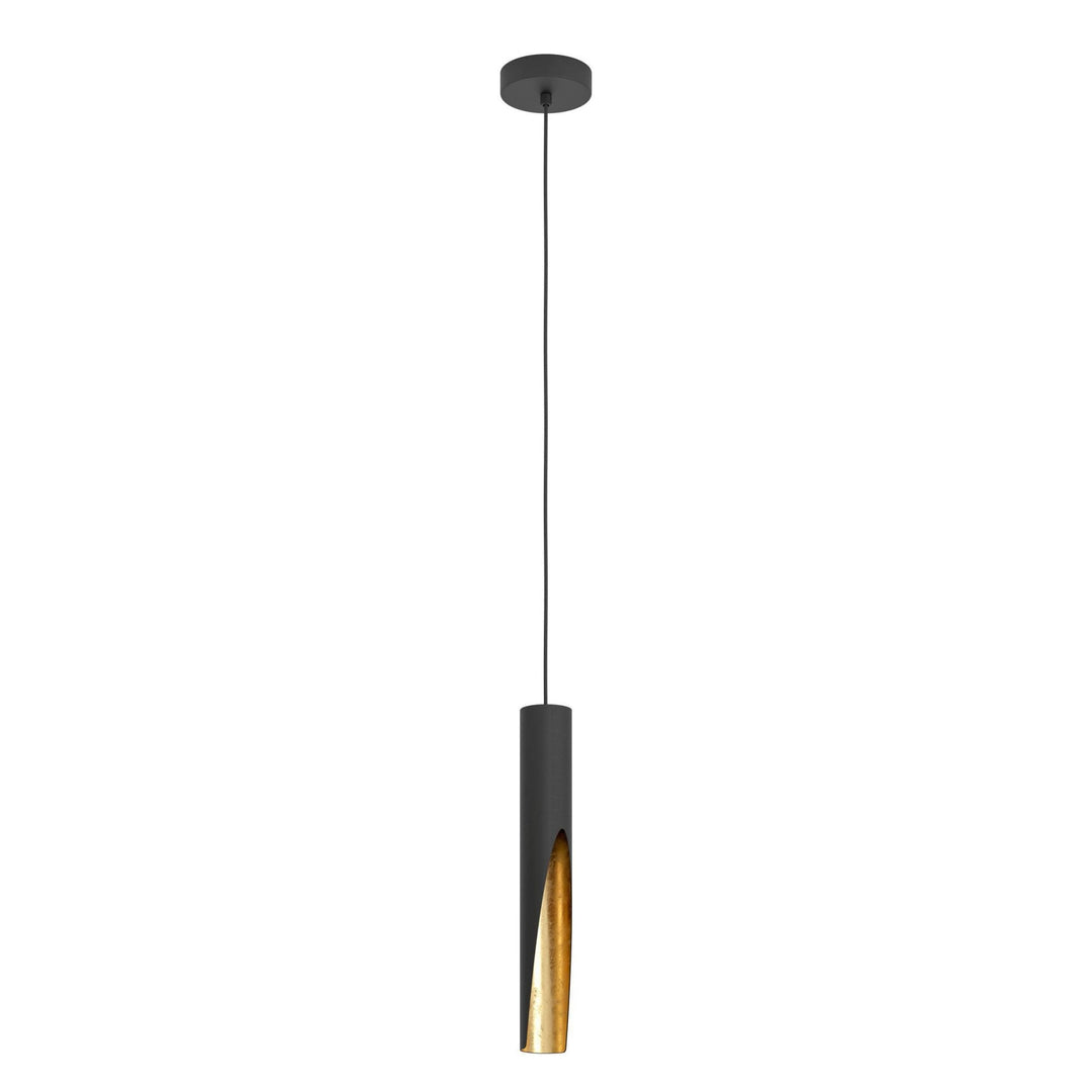 Eglo 900872 Barbotto Black & Gold Steel Modern Pendant Light