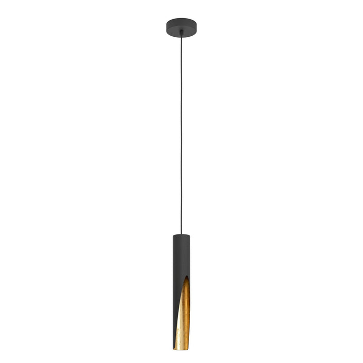 Eglo 900872 Barbotto Black & Gold Steel Modern Pendant Light