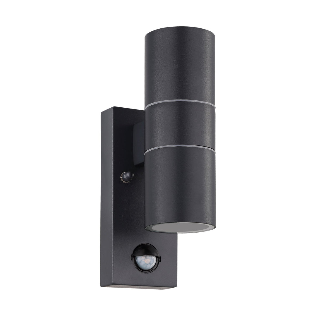 Eglo 32899 Riga 5 2-Light Anthracite LED Exterior Wall Lamp With Sensor