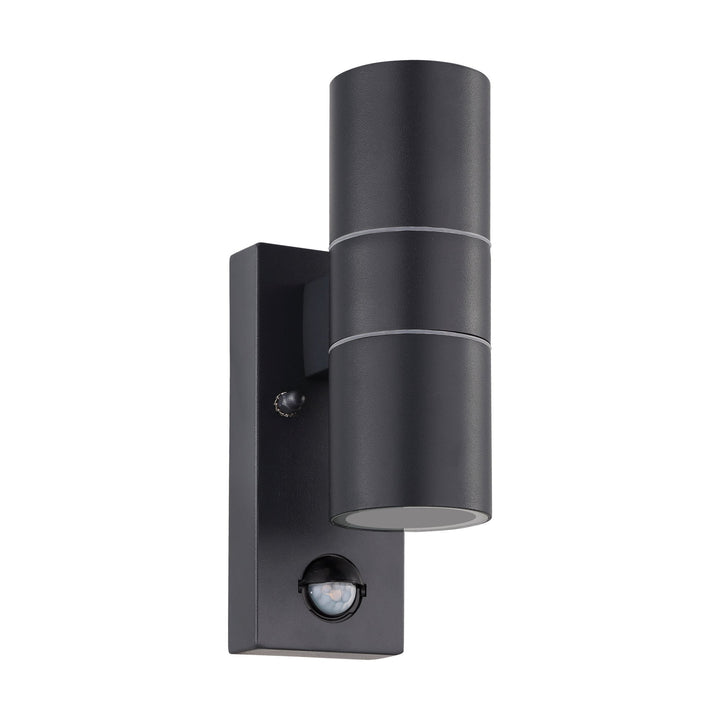 Eglo 32899 Riga 5 2-Light Anthracite LED Exterior Wall Lamp With Sensor