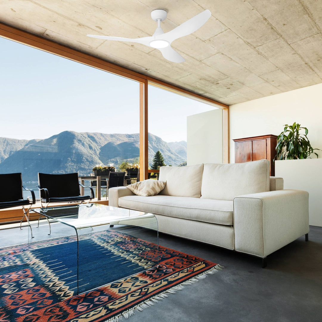 Eglo 35112 Portsea Matte White LED Ceiling Fan