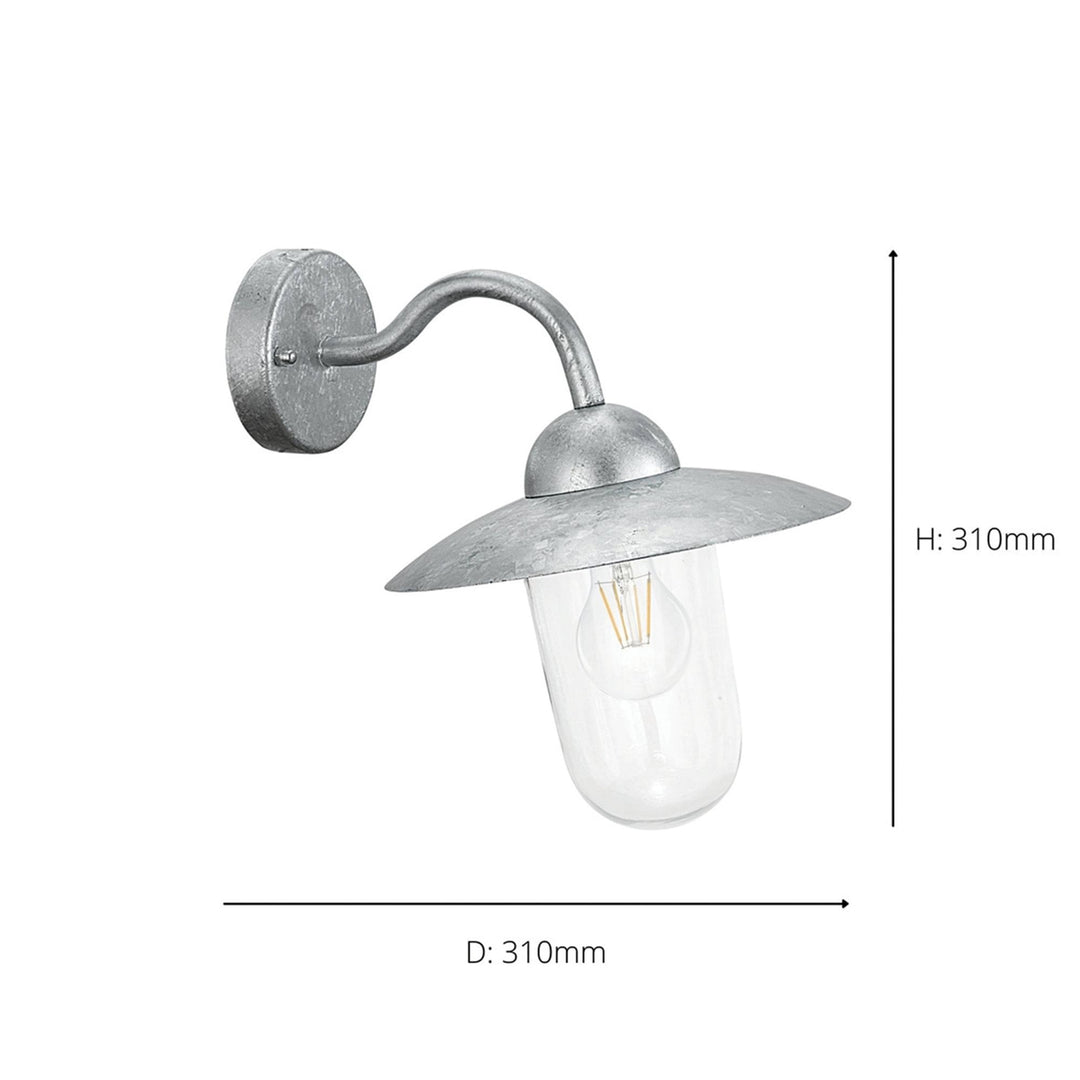 Eglo 88489 Steel Exterior Wall Light