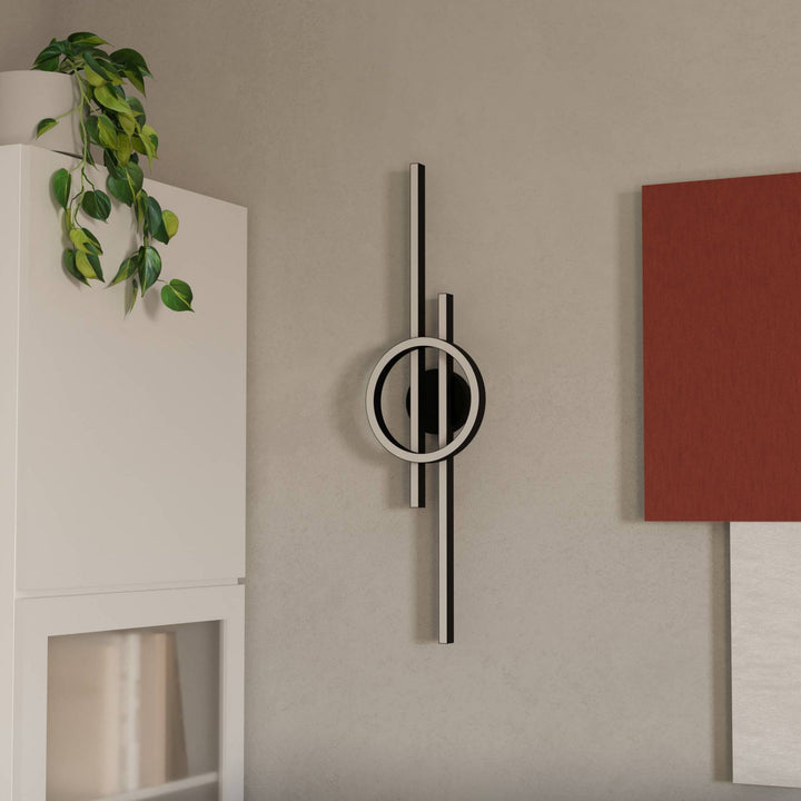 Eglo 900953 Amandolo LED Contemporary Black Steel Flush Ceiling Light