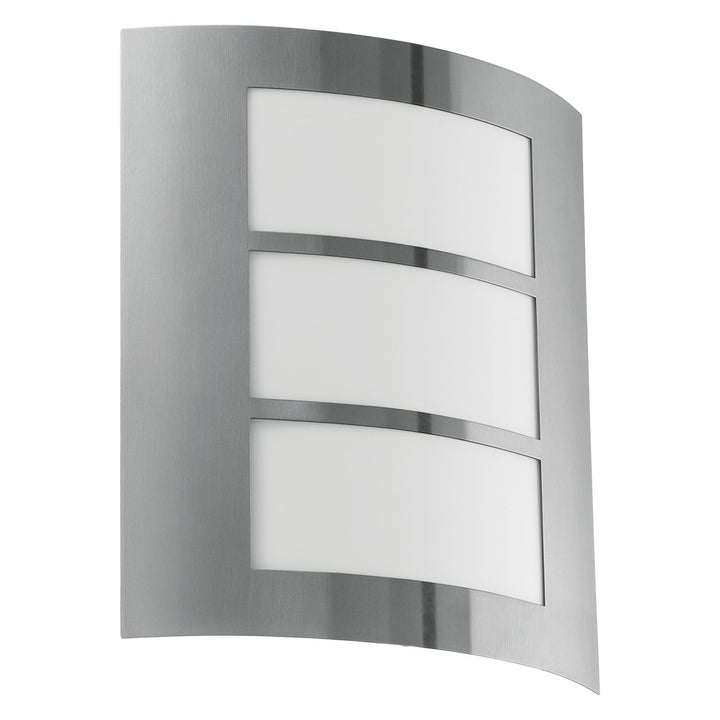 Eglo 88139 City Stainless Steel Outdoor Wall Light