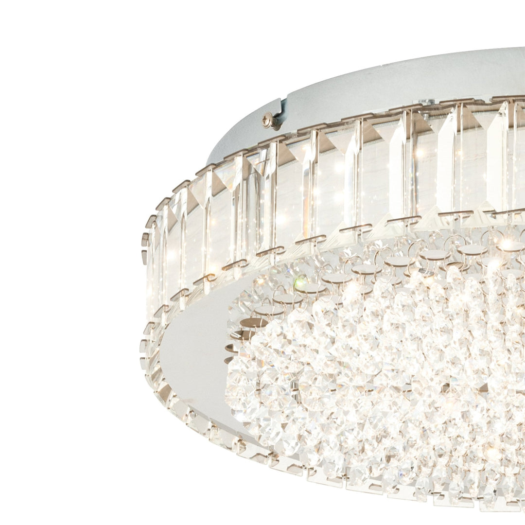 Eglo 39747 Balparda Chrome Crystal LED Ceiing Light