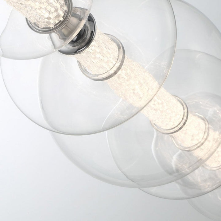 Eurofase QN-ATOMO-LP7-PC Atomo 7 Light LED Linear Pendant Polished Chrome