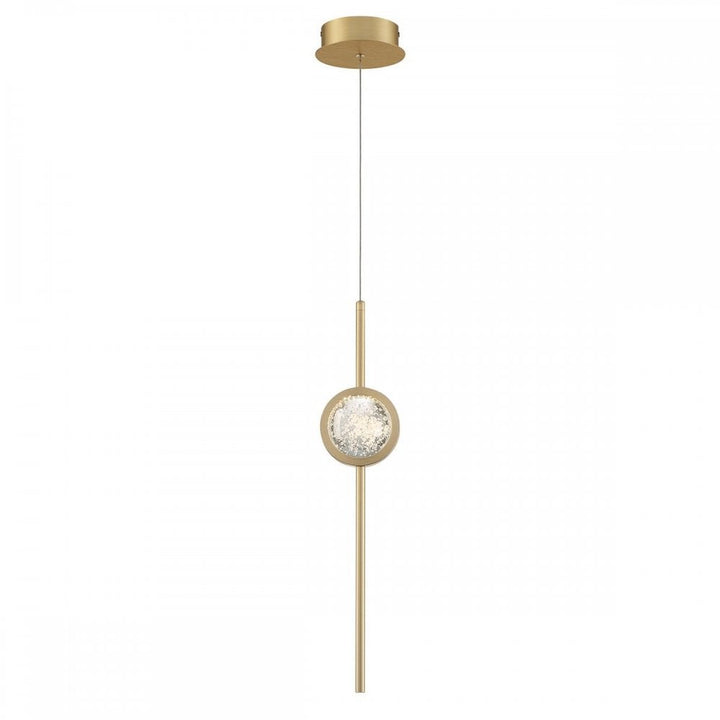 Eurofase QN-BARLETTA-1P-BG Barletta 1 Light LED Pendant Brushed Gold