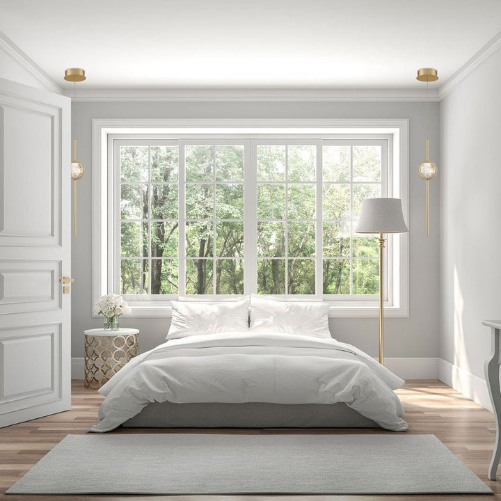 Eurofase QN-BARLETTA-1P-BG Barletta 1 Light LED Pendant Brushed Gold