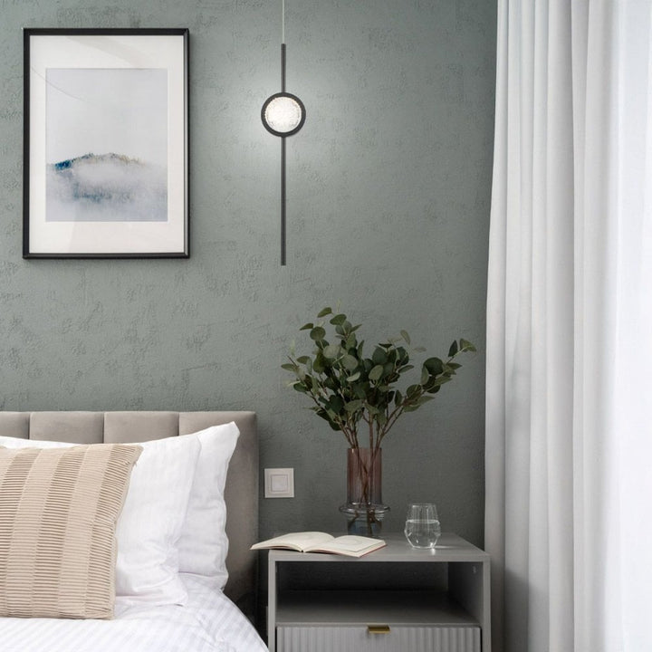 Eurofase QN-BARLETTA-1P-BK Barletta 1 Light LED Pendant Matte Black