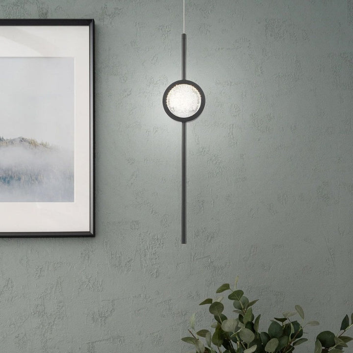 Eurofase QN-BARLETTA-1P-BK Barletta 1 Light LED Pendant Matte Black