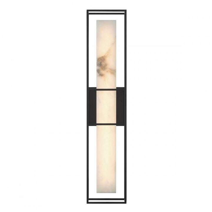 Eurofase QN-BLAKLEY-L-BK Blakley 1 Light LED Bathroom Wall Light Large Matte Black