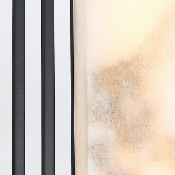 Eurofase QN-BLAKLEY-L-BK Blakley 1 Light LED Bathroom Wall Light Large Matte Black