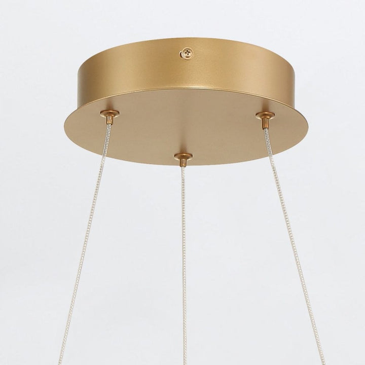 Eurofase QN-CADOUX-P-BG Cadoux LED Pendant Chandelier Brushed Gold