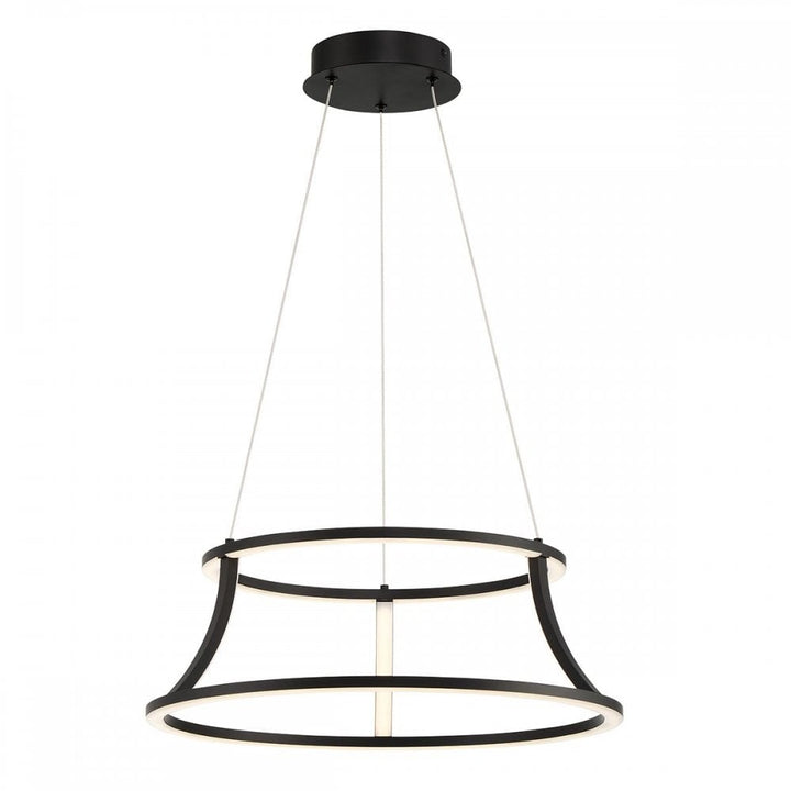 Eurofase QN-CADOUX-P-BK Cadoux LED Pendant Chandelier Matte Black