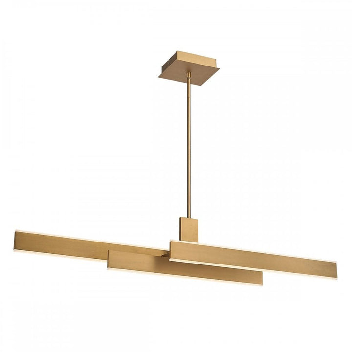 Eurofase QN-CAMENO-LP-BG Cameno LED Linear Pendant Brushed Gold