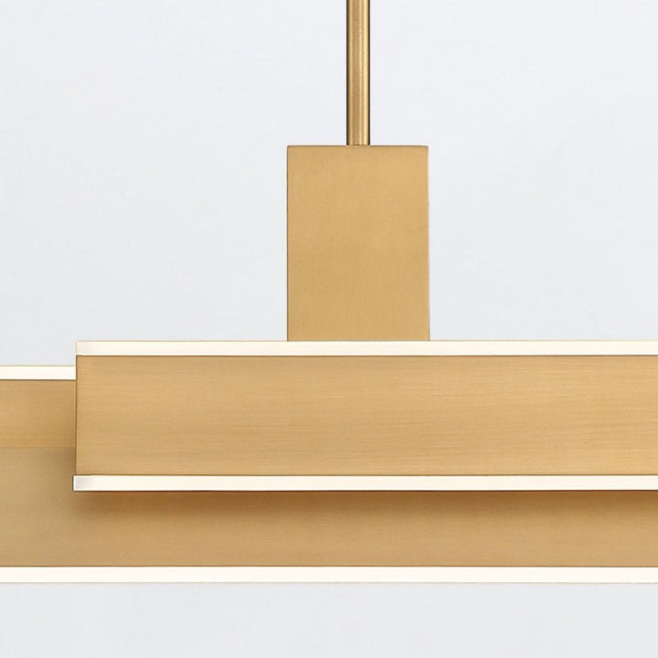 Eurofase QN-CAMENO-LP-BG Cameno LED Linear Pendant Brushed Gold